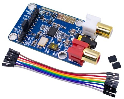 Koolenry Audio Capture Card Module 12S Audio Capture Card Support 3.5MM/ Input I2S Capture Card Module Development Board 24BIT 192K 96K 48K