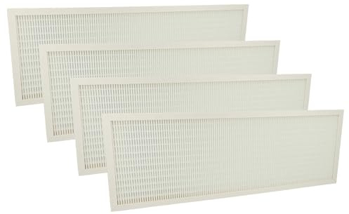 vhbw 4x Luftfilter F7 kompatibel mit Viessmann Vitovent 300-W | 200-W Lüfter, Ventilator, Lüftungsgerät (4x Zuluftfilter)