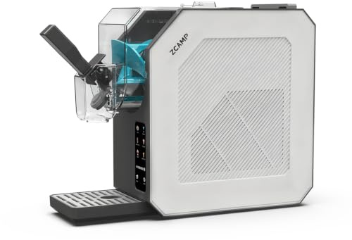 Zcamp HBS-1901EU 1,9l Eismaschine, Slush Maschine, Eiscrememaschine,Smoothie-Mixer, 6 Funktionen, Für Die Herstellung Von Ice-Cream, Saft, Eis, Schnellkühlung, Geeignet Für Familienfeier, Grillpartys