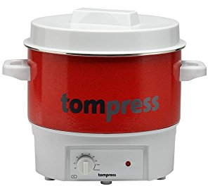 Stérilisateur électrique émaillé petit modèle 16 litres pour conserves et cuisson - TOM PRESS