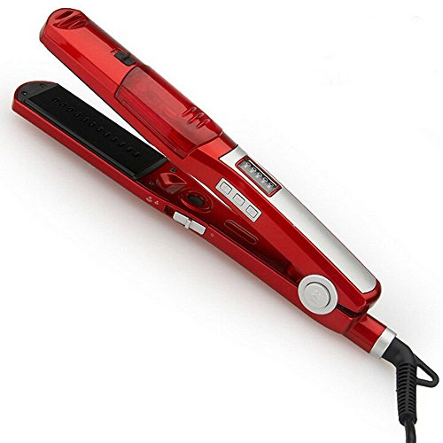 tempo di saldi Plancha de vapor para el cabello, generador de iones profesional, turmalina, 200 °C, máx.