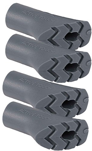 Artive Touch® Nordic Walking Stock Pads Aufsätze Ersatzpads Gummipuffer *Asphalt