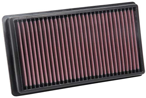 K&N 33-3122 - Filtro dell'aria per motore ad alte prestazioni, premio, lavabile, filtro di ricambio ad alte prestazioni, 2014-2019 (C4 SpaceTourer, Jumpy, 3008, 308, 5008, 508, Expert, Traveller, ProAce)