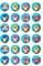 BettyLee Baby Shark Cupcake Toppers x24 Edible Rice Paper Fairy Cake Decorations