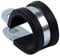 Yudesun Manguera Abrazadera Herramienta - 5Pcs Clips P con Revestimiento de Goma Abrazadera de Tubo Sujetador de Sujeción Metal Cable Montaje Combustible Abrazadera de Tubo de Manguera 30mm