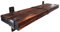 CHYRKA® Wandregal Regale Schweberegal LEMBERG Hängeregal Wandboard Holzregal Loft Vintage Bar IndustrieDesign Handmade Holz Metall (Natur, 120 cm / 47.24)