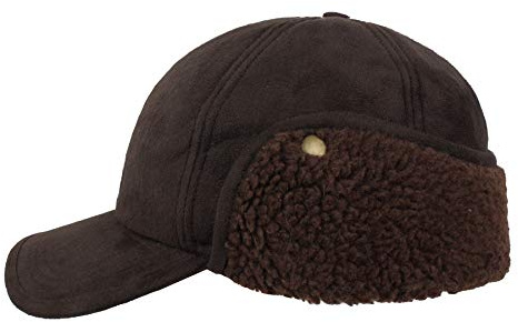 HatBee Casquette d'hiver avec cache-oreilles et protège-nuque - Pour homme