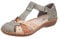 Rieker Femme M1655 Pantoufles, Multicolores Vertes, 37 EU