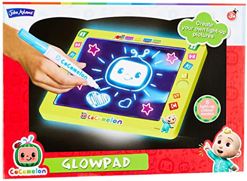 John Adams, CoComelon GLOWPAD: Create your own light-up pictures, Preschool Building Blocks, Ages 3+