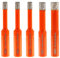 BGTEC Diamond Core Drill Bits, 5pcs 6/6/6/8/10mm Triangle Shank Hole Saw Drill Bits for Ceramic Porcelain Tile Marble Granite Stoneware Quartz Vacuum Brazed Diamond Drill Bit 65mm Length