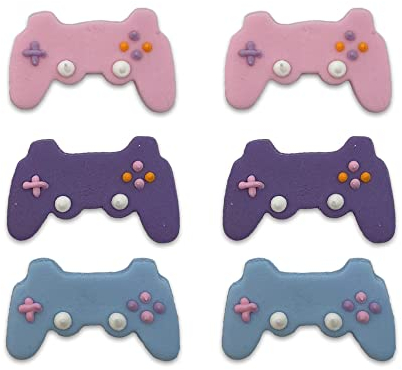 Anniversary House Digital Game Edible Cake Decorations, Gamer Cake Decorations, Hand Packed Cake Toppers, Edible Fondant Icing Sugar Cupcake Toppers, SF619, White