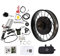Lightakai Elektrofahrrad-Umrüstsatz, 1500W 48V Snow Bike Ebike Umbausatz Rad hinten drehen Nabenmotor mit LCD Display, 5-Gang Schwungrad und Controller Tasche geeignet für Fahrräder mit 20in Reifen