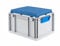 PROREGAL Eurobox NextGen Seat Box Blau | HxBxT 26,5x30x40cm | 20 Liter | Griffe geschlossen | Eurobehälter, Sitzbox, Transportbox, Transportbehälter, Stapelbehälter