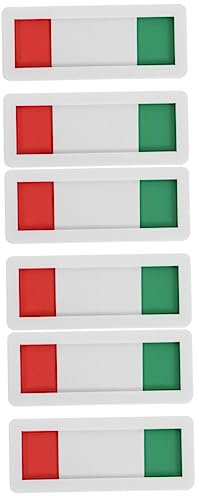 STOBOK 6 Pcs Signage Door Plate Push Blank Vacant Sign Do Not Disturb Door Hanger Sign Open Closed Sign for Business Door Meeting Privacy Signboard Acrylic Office Decorate Anti-scratch
