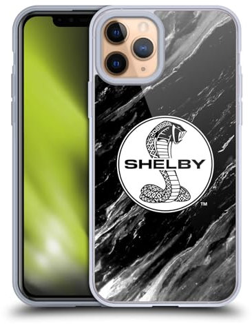 Head Case Designs Offizielle Shelby Marmor Logos Gelhülle [Militärischer Schutzgrad] Kompatibel Mit Apple iPhone 11 Pro Und Kompatibel Mit MagSafe