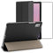 ebestStar - Funda para Lenovo Tab M9, Carcasa Capa, Slim Case Protectora, Tapa Magnetica Cuero PU, Negro + Cristal Templado