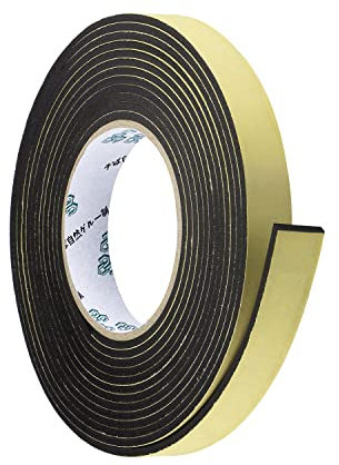 Dichtungsband für Auto-Lautsprecher, 10 m, Schaumstoff-Griffband, Schalldämmung, Isolierung, Schaumstoffdichtung, 2 mm dick, 10 mm breit