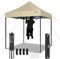 COBIZI Falpavillon 2x2m Wasserdicht Stabil Winterfest Pop Up Pavillon, Ez auf Outdoor Faltbar Gartenzelt, Partyzelt Faltzelt, Einstellbare Höhen, Khaki