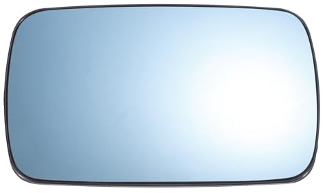 QUARKZMAN Linkes Außenspiegelglas-Ersatz Für BMW 3er E30 E36 82-00 1 Stück | Echtes Glas, Blau, Mit Heizfunktion, Elektrisch Verstellbar, 2 PINs