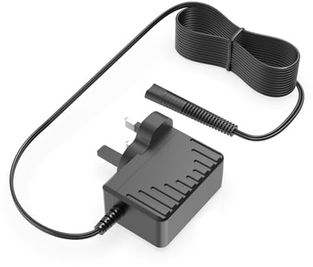 12V 6FT Charger Replacement for Braun-Shaver-Charger, (Series 1 3 5 6 7 8 9 Silk-épil 5 7 9 3040S 5544 5542 5409 Epilator Cruzer Razor Power Adapter Supply Cord)