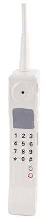 Keenso 90er-Jahre-Telefon-Requisite, Handy-Ornament, Retro-Telefon-Requisite für Zuhause, Wohnzimmer, Dekoration (White)