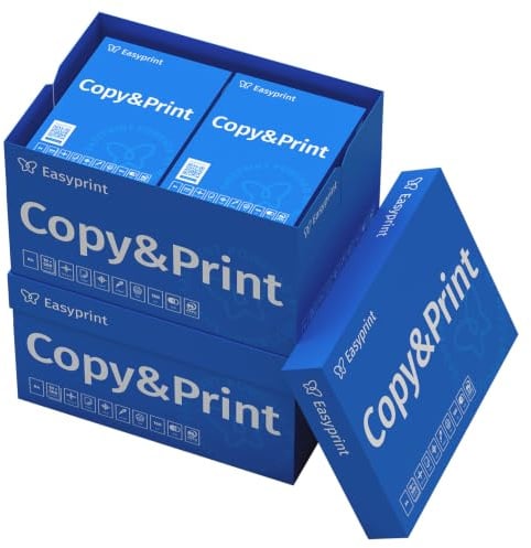 Easyprint Druckerpapier Kopierpapier 500-150000 Blatt A4 Premium Hochweiß CIE 160 PEFC zertifiziert (10.000 Blatt)