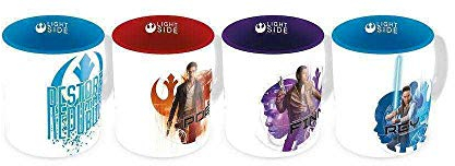 SD Toys - Set 4 Tasses Expresso Star Wars Les Derniers Jedi - Resistance - 8435450200649