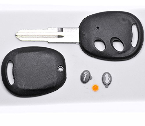 Mando a distancia para llave de coche, 1 carcasa de 2 botones, 1 pieza en bruto HU100 para Chevrolet/Daewoo