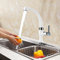 Rubinetto Dell'acqua ABS, Rubinetto per Acqua Fredda Singolo, Rubinetto Bacino della Cucina Bagno G1 / 2 Accessori per Casa (Maniglia diritta)