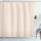 ABAKUHAUS Shabby Flora Tenda da Doccia, Shabby Fiore Motivi, Tessuto Set di Decorazioni per il Bagno con Ganci, per la vasca da bagno, 175 cm x 200 cm, Peach Coral Pale Blue