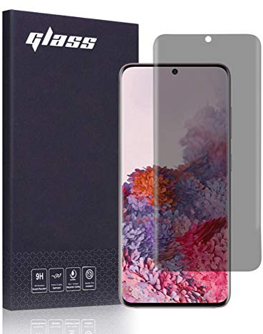 FiiMoo [2 Stück Privacy Schutzfolie Kompatibel mit Samsung Galaxy S20 Plus, [Fingerabdruckerkennung] [Vollständige Abdeckung], Anti-Spy TPU Ultra HD-Weichfilm Displayschutzfolie für Galaxy S20 Plus