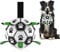 HETOO Interactive Dog Football Toys with Grab Tabs, Durable Dog Water Balls for Small Medium Breed, Indoor & Outdoor (6 Inch)