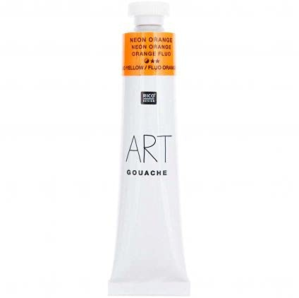 Rico Design 22 ml Tube Gouache ART' Neon Orange