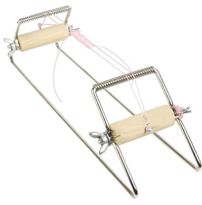 CENPEK Perlenwebstuhl Metall Schmuck Webstuhl Perlenwebstuhl Kit zum Weben von Armbndern, Halsketten und DIY-Handwerk