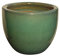 TucanoHamburg Blumentopf, Modell Eiertopf grün/blau 30x25cm, frostfest
