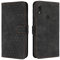 YIRRANZD Coque pour Huawei Y6 2019, Étui Housse Protection en Cuir PU [Pochette de Portefeuille] [Magnétique], Antichoc Etui à Rabat pour Huawei Y6 2019 (Noir)