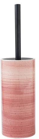 SURUI Toilettenbürstengarnitur, Keramik Toilettenbürstengarnitur, glänzend bemalt, kreative Toilettenbürste, frischer Stil (Rot)