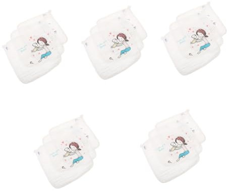 Abaodam 15 Stk Babyquadrat Dreieckiges Babylätzchen Bandana Lätzchen Babyspeicheltuch Quadratisches Handtuch Für Kleinkinder -waschlappen Babysabberbandana Weiß Baumwolle