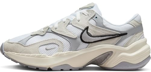 Nike Damen AL8 Sneaker, 103 White/Metallic S, 36.5