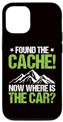 Hülle für iPhone 14 Geocaching - Habe den Cache gefunden, jetzt wo ist das Auto