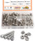 huruirui M6 Vis Avec Écrous,Vis À Tête Cylindrique À Six Pans Creux,80Pièces Ensemble De Boulons Et Écrous En Acier Inoxydable 304 - Antirouille, Boulons VIS Avec Écrou Assortiment