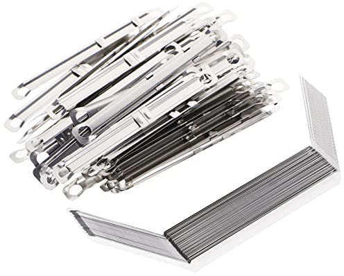 NUOBESTY 150pcs Binder Clips Metall Binder Buch Binder Befestigungen Binder Binder Büro Schule