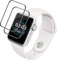 VSEER 2 Stück für Panzerglas für Apple Watch Series 4/5/6/SE 40mm Schutzfolie, Anti-Kratzer Ultrabeständig Apple Watch 40mm Schutzglas, Ultra-Klar Passt Perfekt Folie für Apple Watch SE 40mm