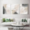 YLHKME Abstrakte Geometrische Beige Grau Linien Bilder Leinwandbilder Poster WandBilder Leinwand,für Wohnzimmer Schlafzimmer Wohnkultur Deko (Ungerahmt,3X50X70CM)