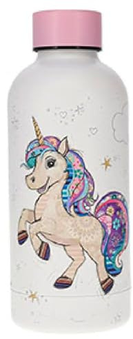 KIUB : Bouteille Inox Isotherme 400ml Licorne