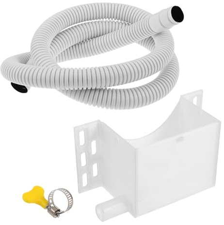 MALUGOGO Bandeja de Drenaje de Condensación para Aire Acondicionado Portátil Colector de Goteo con Diseño Inclinado para Rápida Evacuación de Agua Protección de Suelos y Paredes Interiores