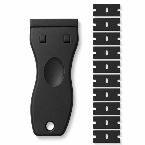 Multipurpose Plastic Scraper | Non-Scratch Scraper Tool Kits Super Scratch Remover for Stickers, Glue, Labels & Paint Removal | Glass, Window, Car, Hob & Wallpaper Scraper