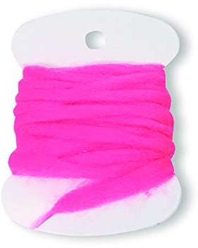 Creative Angler Glo Bug Garn, Fliegenbindungsmaterialien, Fliegenbindungsfaden zum Binden von Fliegen, Fliegenfischzubehör, ideal für Ihr Fliegenfisch-Set, viele Farben zur Auswahl, 1,5 m