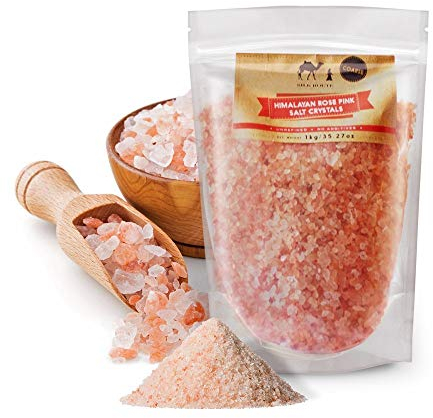 Silk Route Spice Company Himalayan Rose Pink Salt 1Kg (Coarse) Resealable Pouch