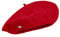 Laulhere L´Autentique Baskenmütze Baske Damenbaske Herrenbaske Merino Merinomütze Wollmütze Damenbaske Winterbaske (One Size - rot)